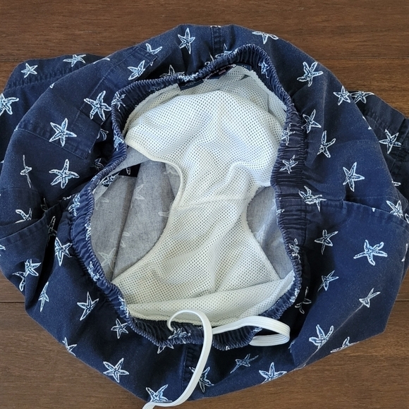 Ralph Lauren Polo Sport Men's Swim Shorts w/ Built-In Brief Size S Blue Starfish - Picture 5 of 10
